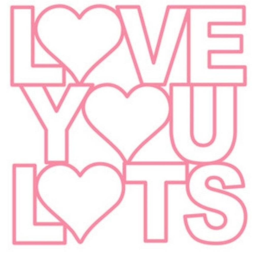 Love you lots vinyl decal any color